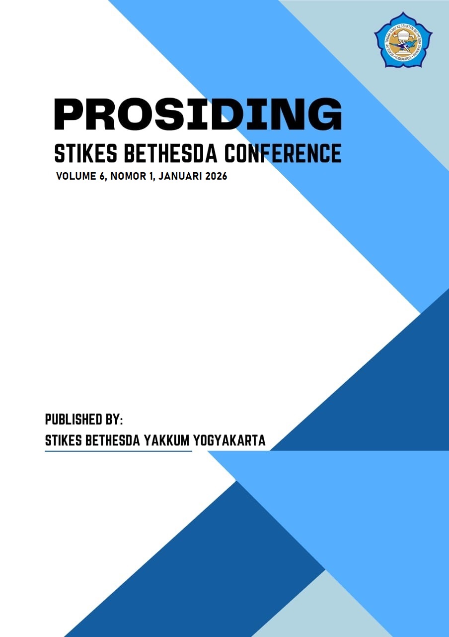 					View Vol. 6 No. 1 (2026): Prosiding STIKES Bethesda
				